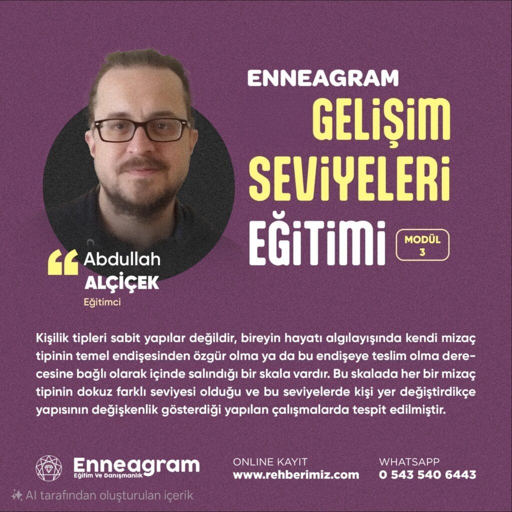 Modül 3 - Gelişim Seviyeleri Eğitimi ( Psikolojik Sağlık Seviyeleri Eğitimi)